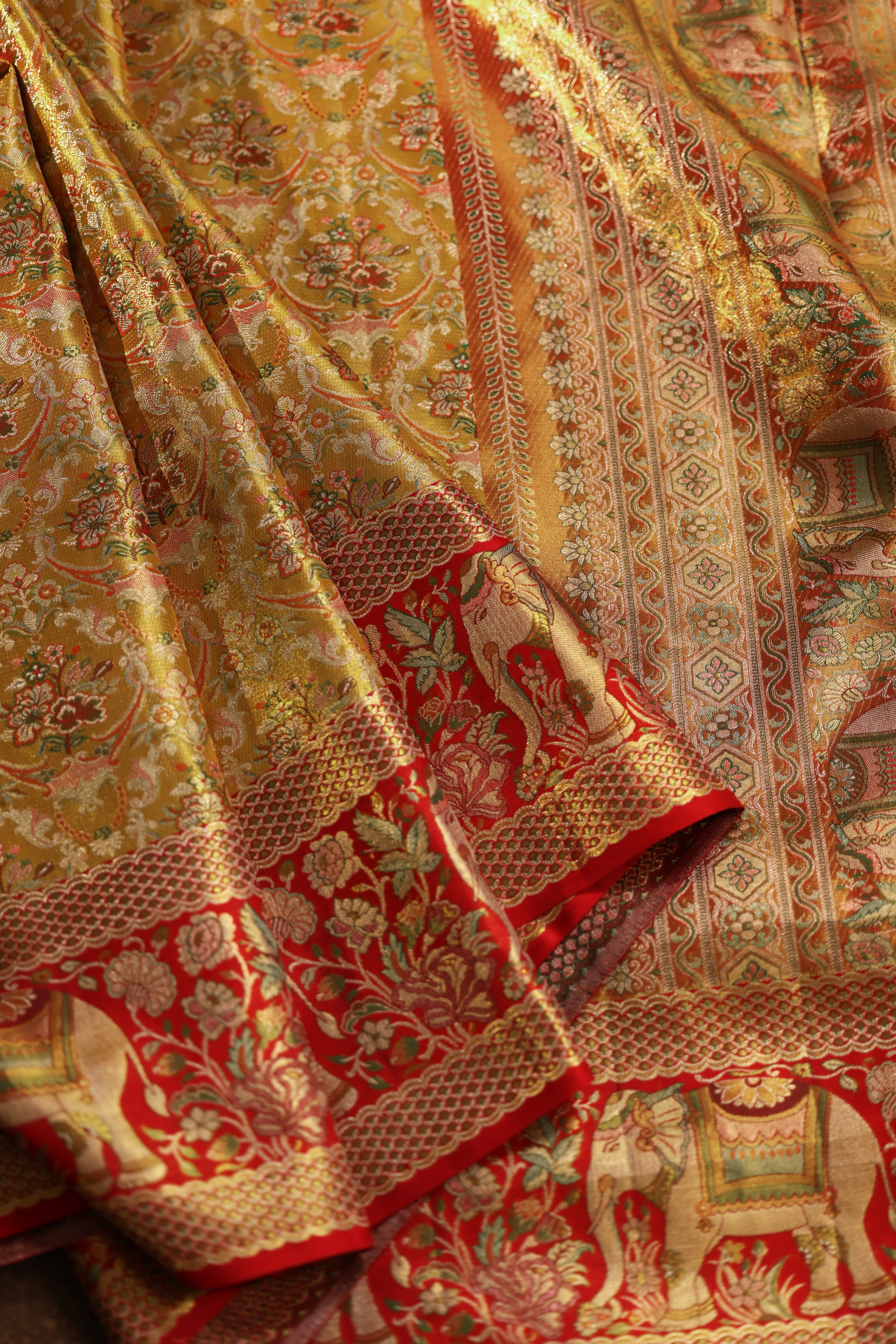 PURE KANCHI PATTU (4.G) BRIDAL SAREE-BKP1876