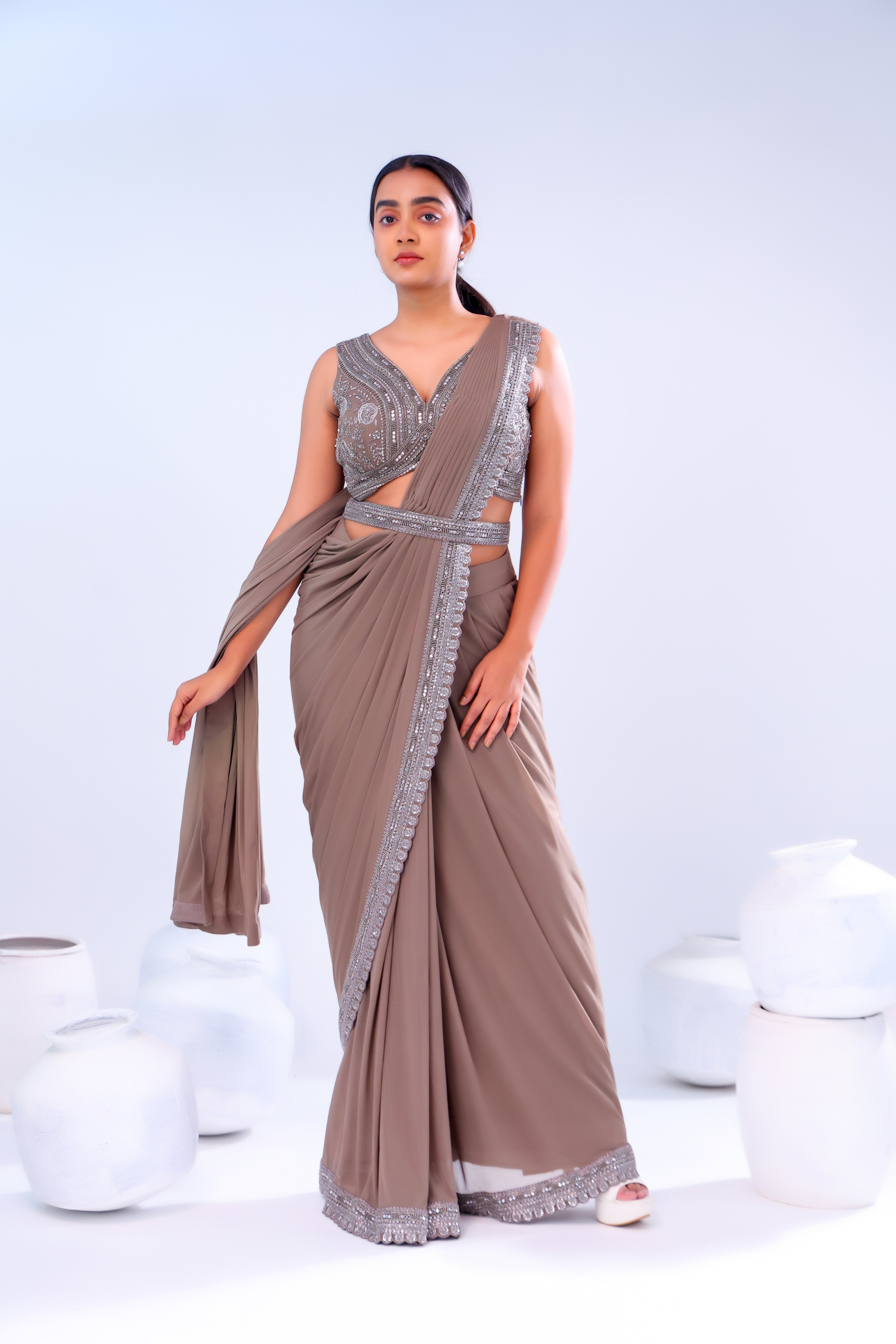 1 MINUTE FANCY SAREE-FA4104