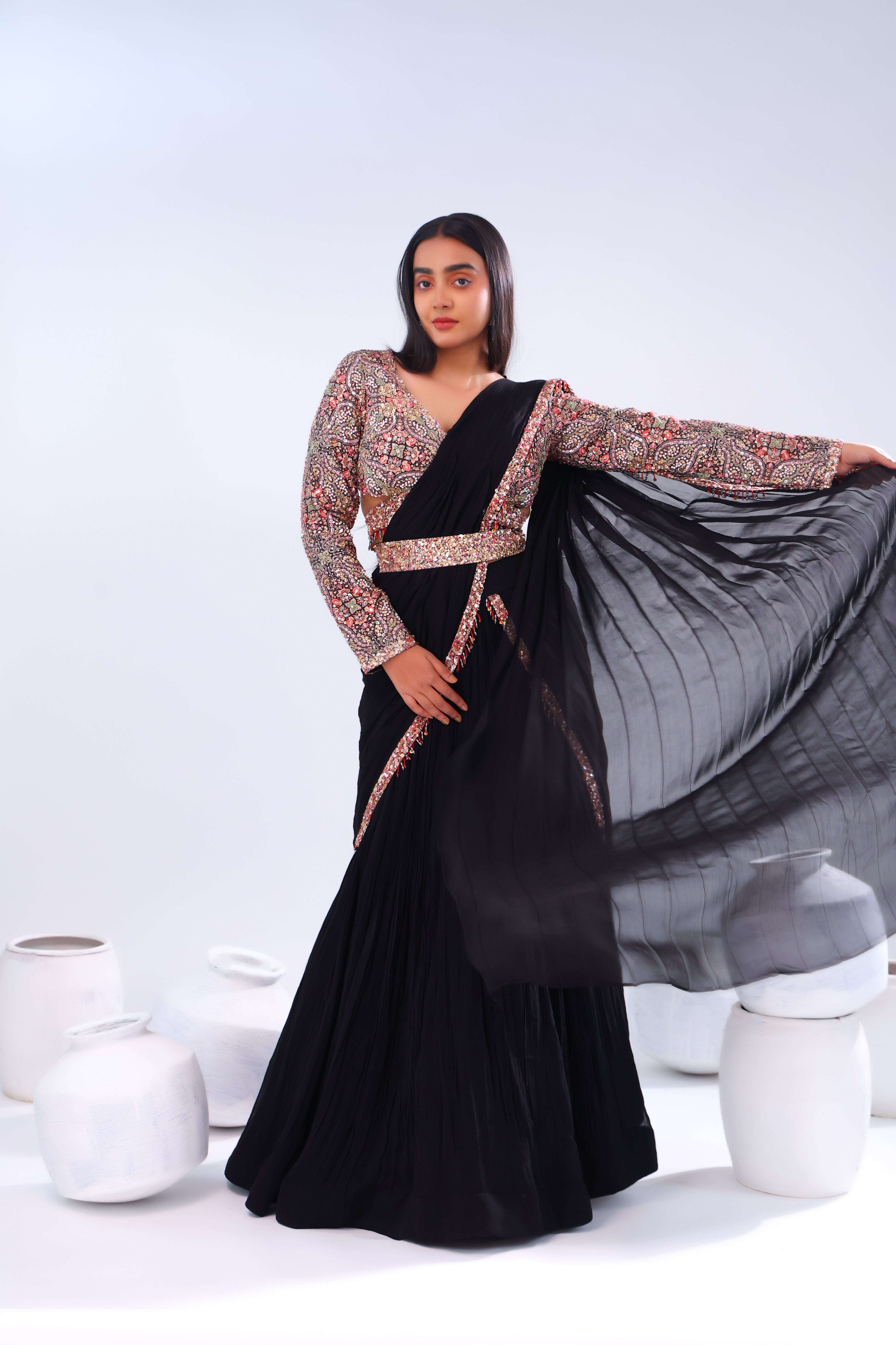 1 MINUTE FANCY SAREE-FA4114