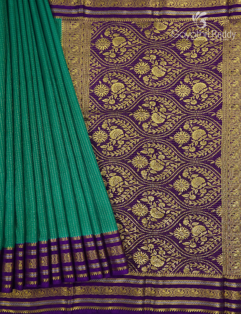 Semi Mysore Crepe Saree-SMC615