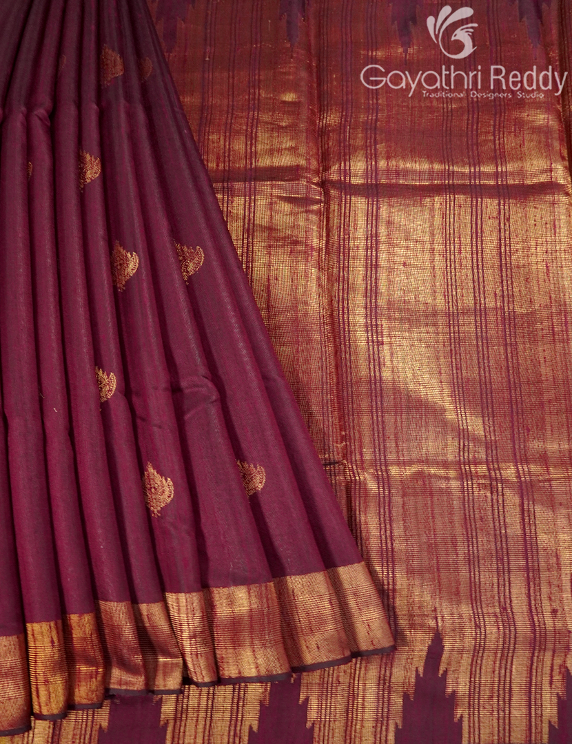 PURE KHADI PATTU SAREE-KHP1292