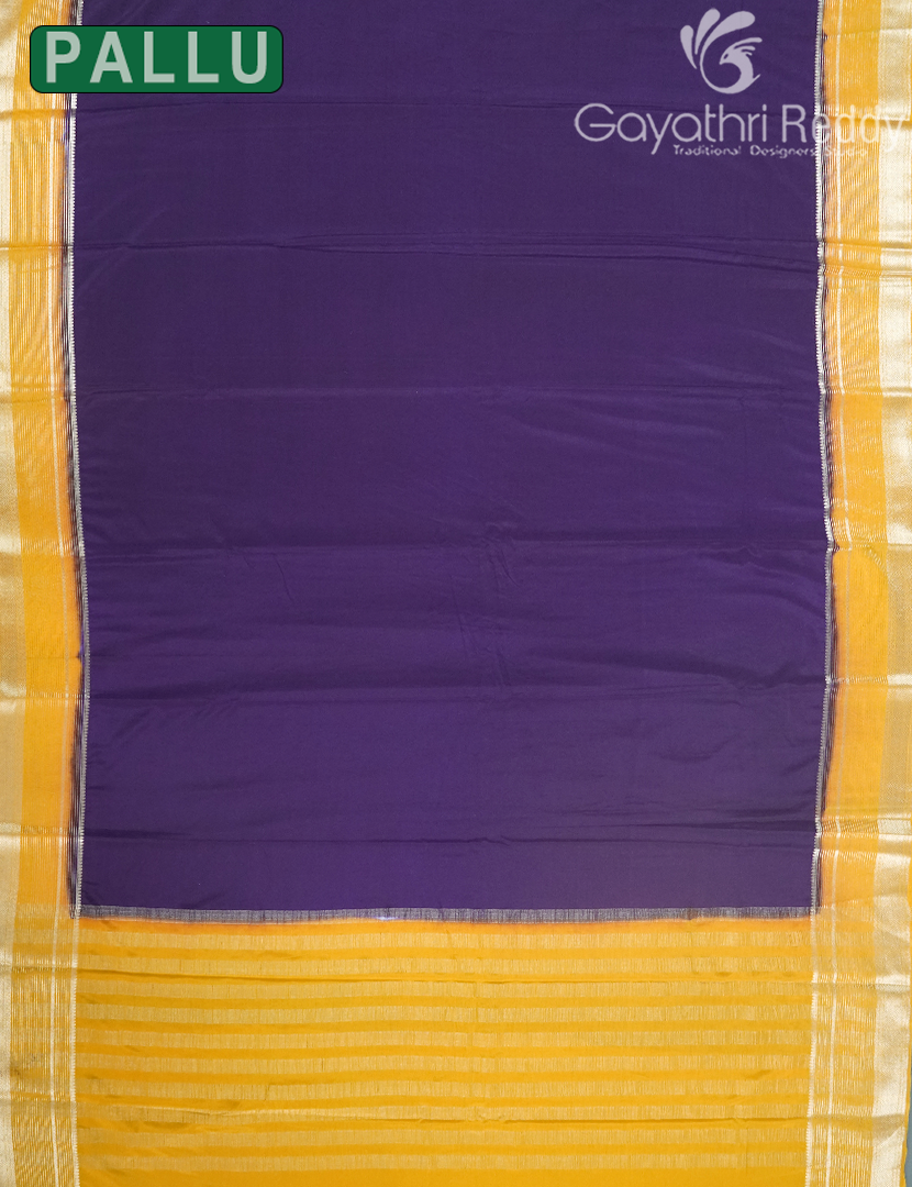 SEMI MYSORE CRAPE SAREE-SMC378