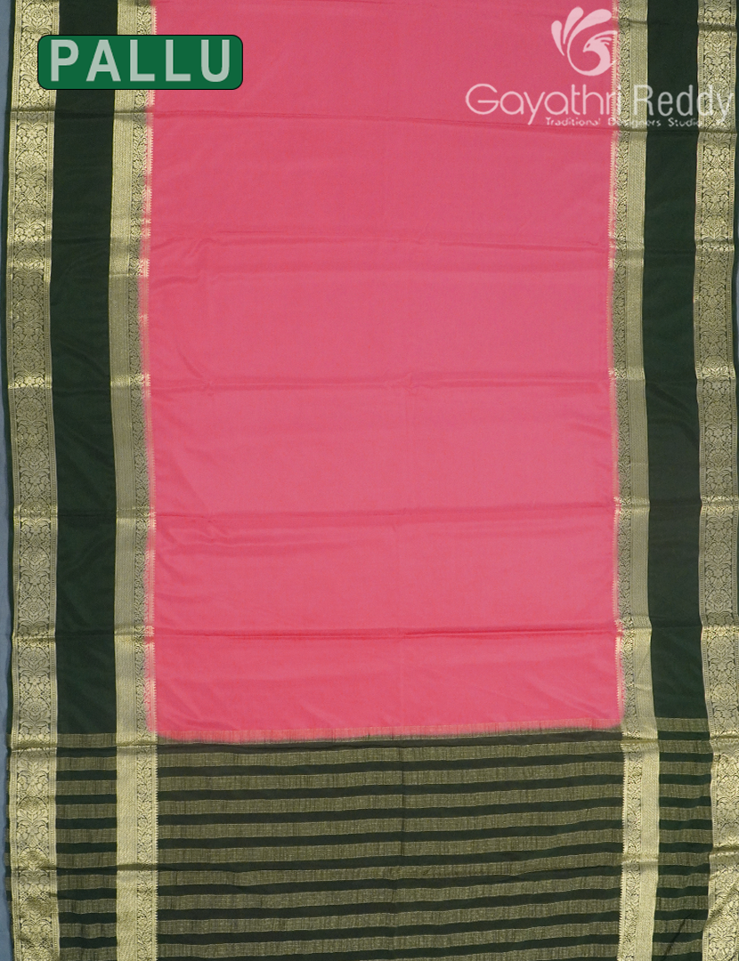 SEMI MYSORE CRAPE SAREE-SMC328