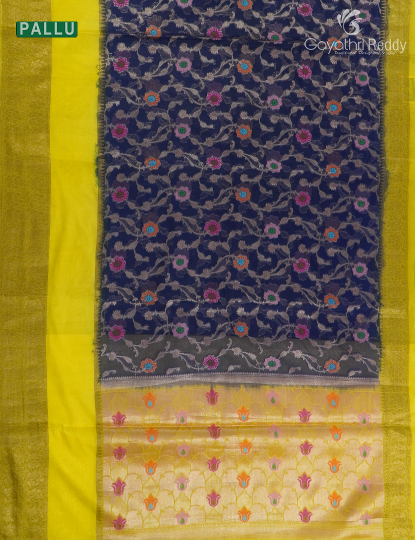 BANARAS KORA SAREE-BKS151