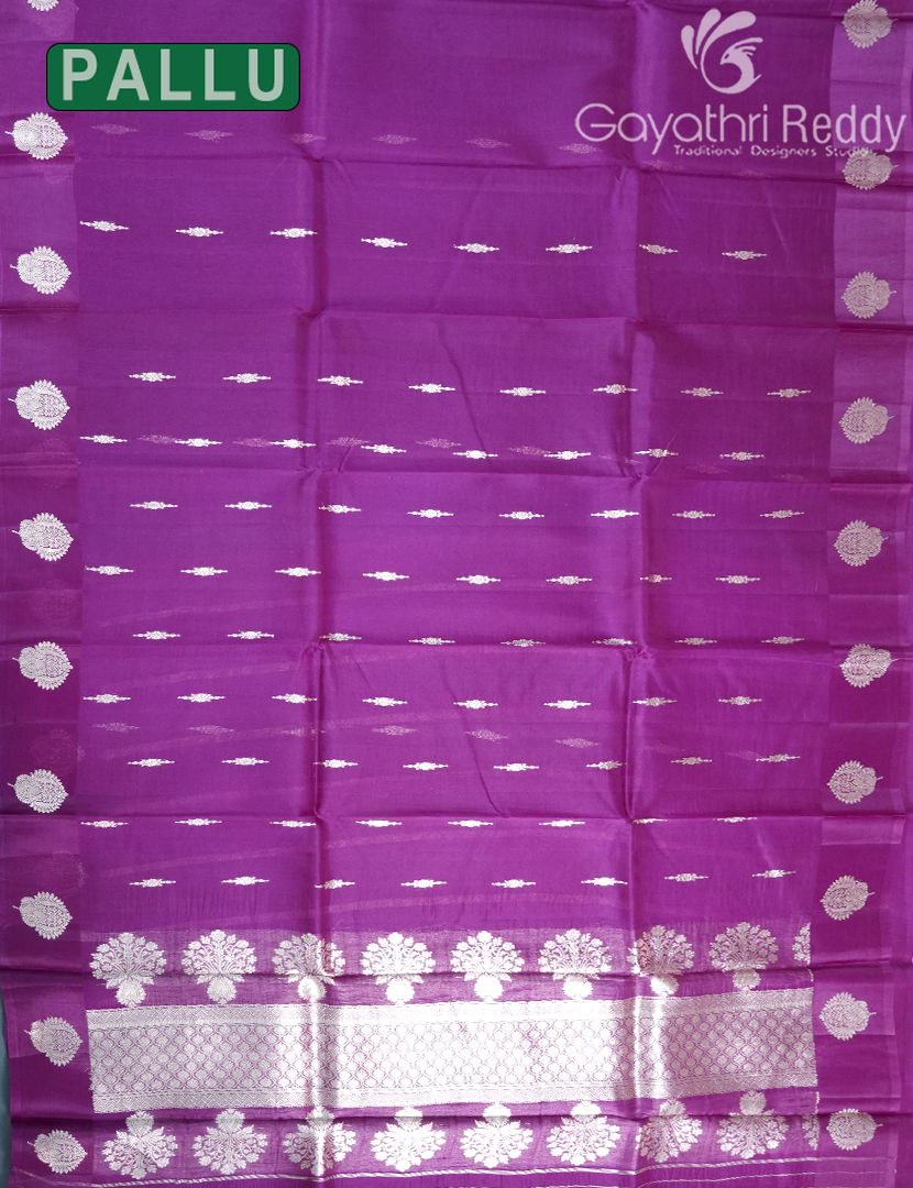 PURE BANARAS KORA SILK-BKS130