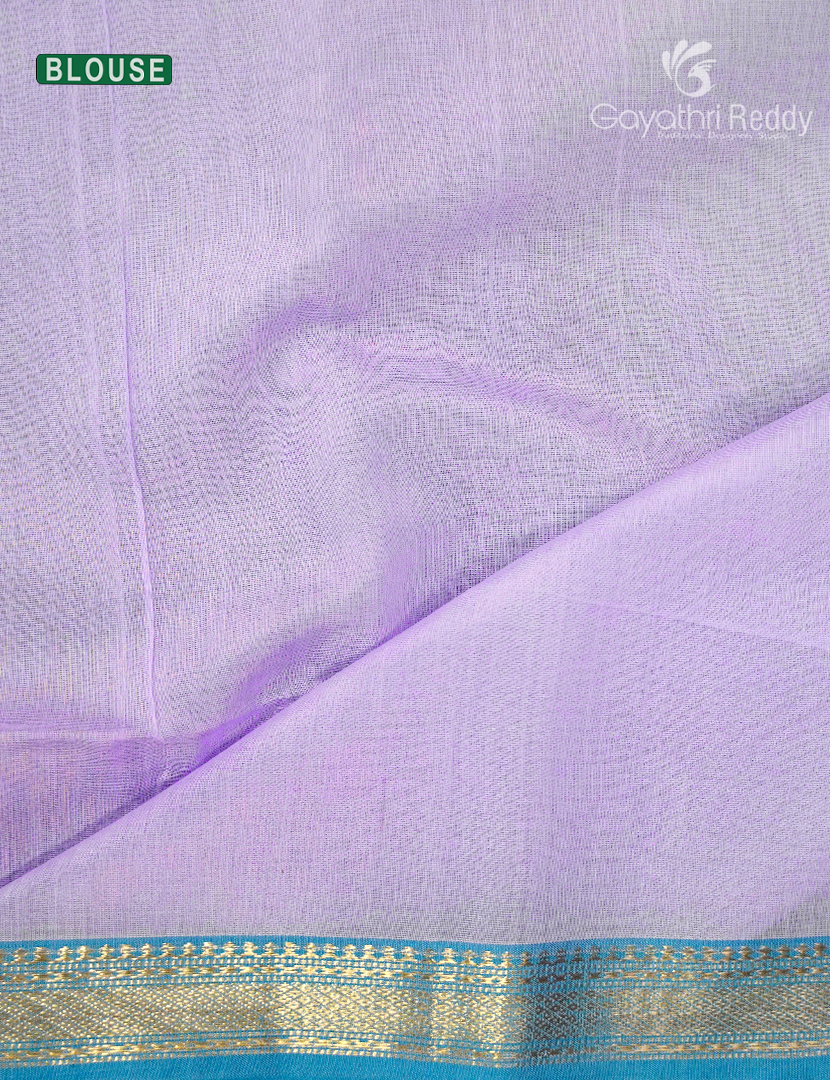 Pure Chanderi Sico Saree in Light Grey and Baby Pink
