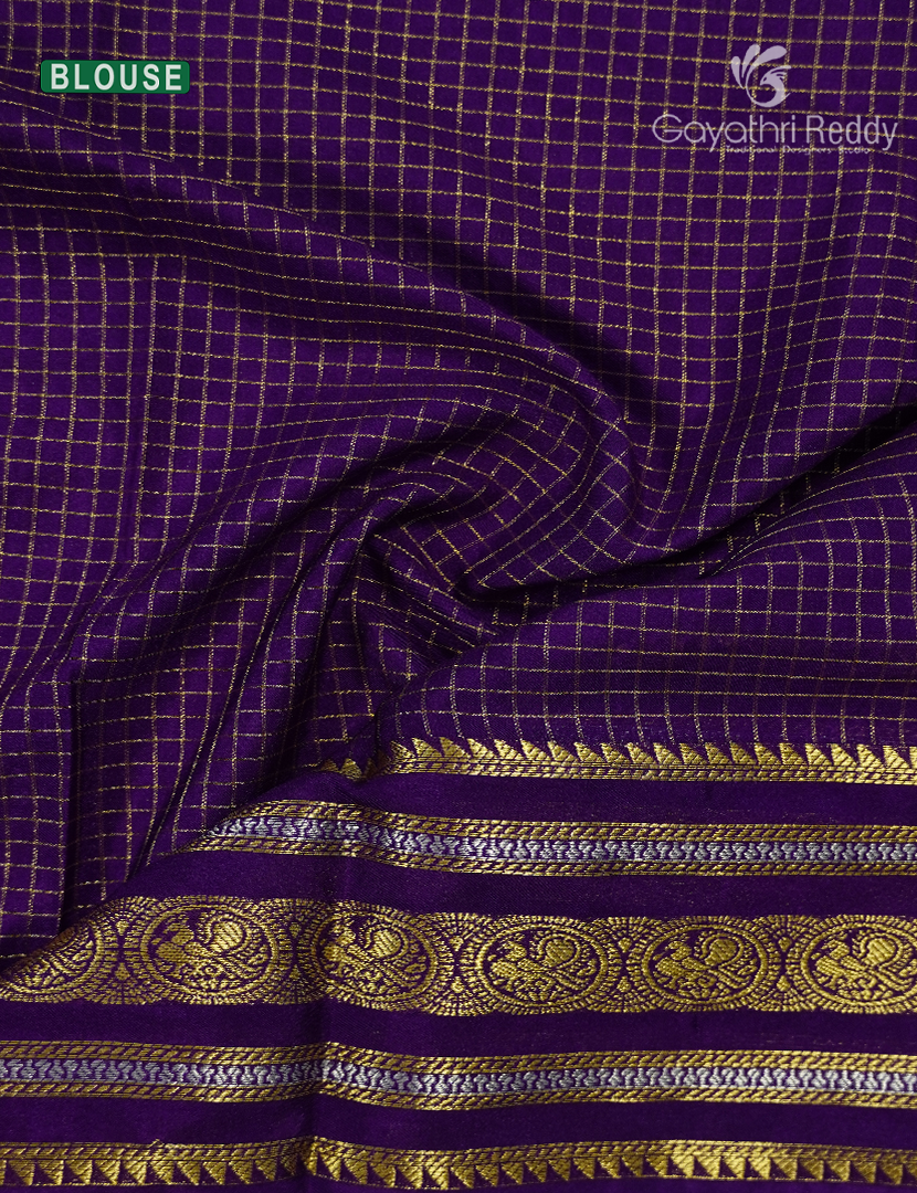 Semi Mysore Crepe Saree-SMC615