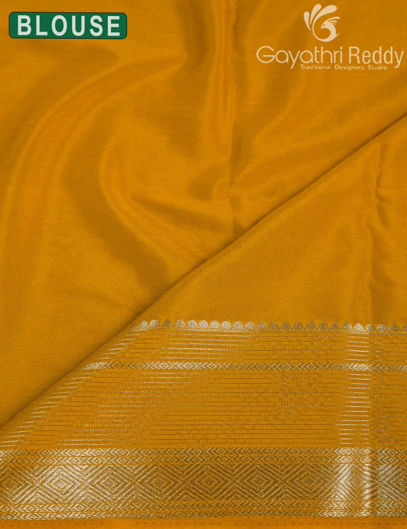 SEMI MYSORE CREPE SAREE-SMC378