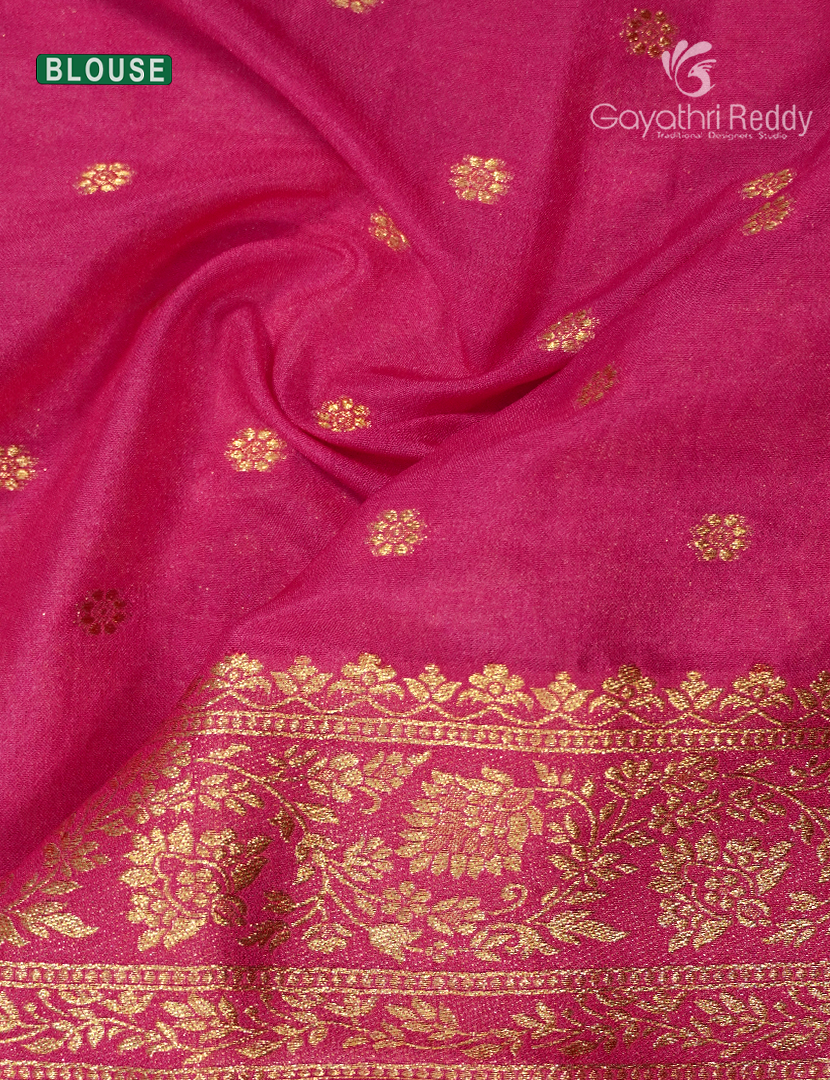 Banaras Georgette Saree in Blush Pink