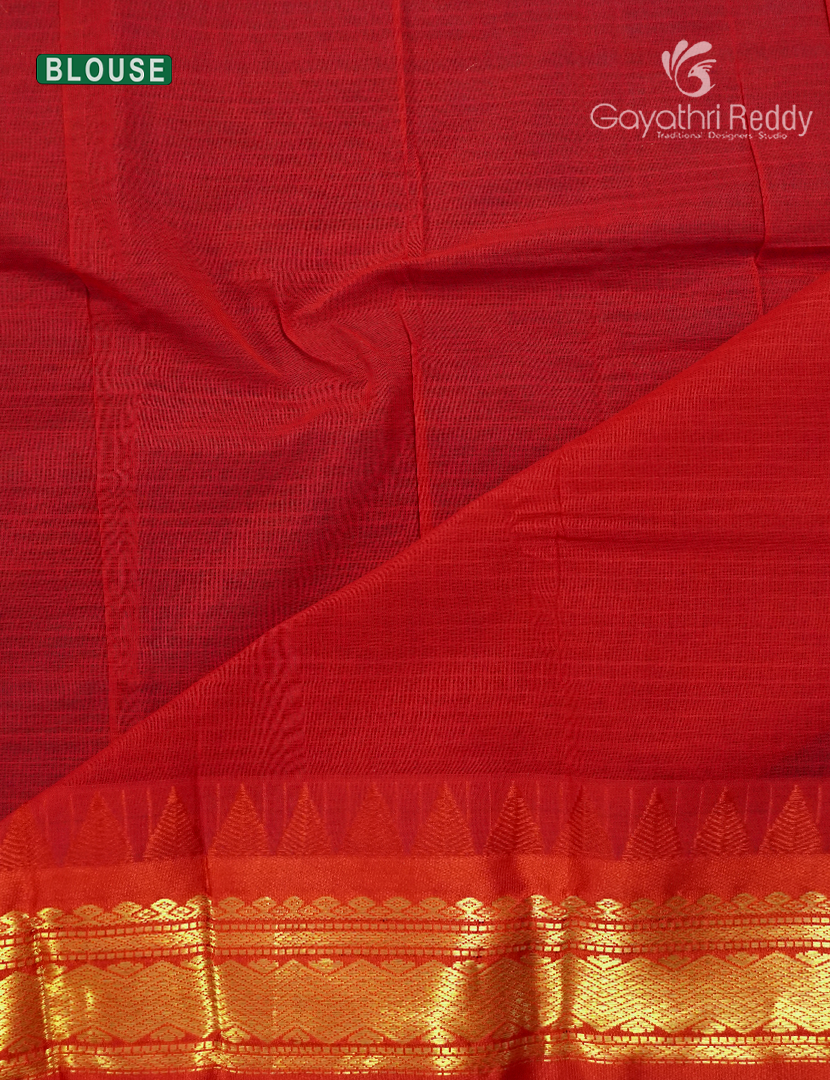 Pure Gadwal Cotton Saree-GGC1624