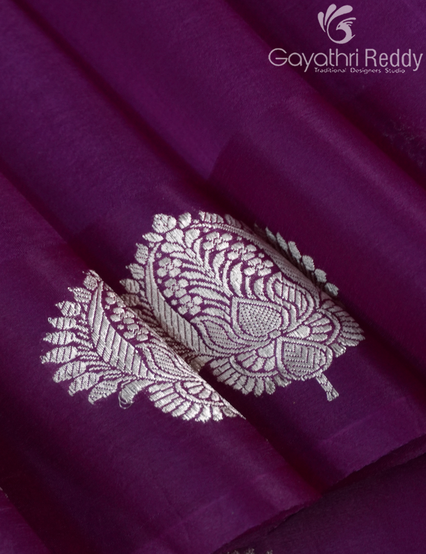 PURE BANARAS KORA SILK-BKS130