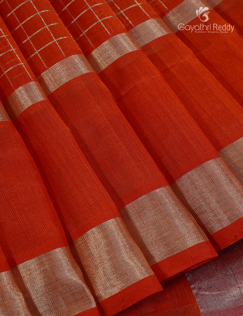 Pure Arani Sico Saree in Red