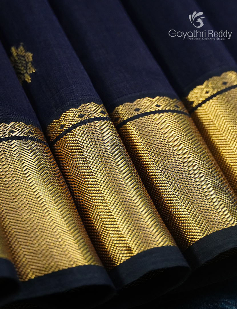 PURE CHANDERI BUTTA SAREES -CPS1197