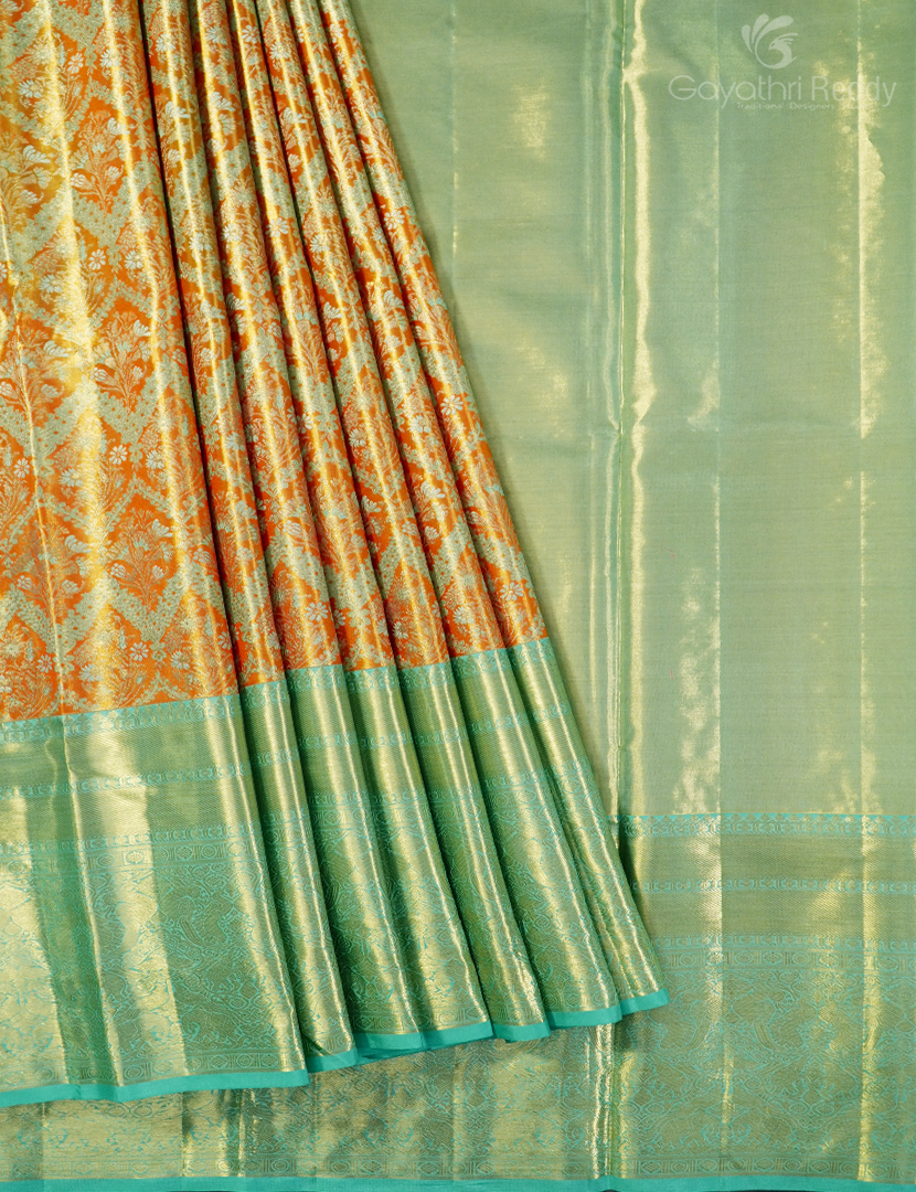 PURE KANCHI PATTU PAVADA(FREE SIZE)-KPL810