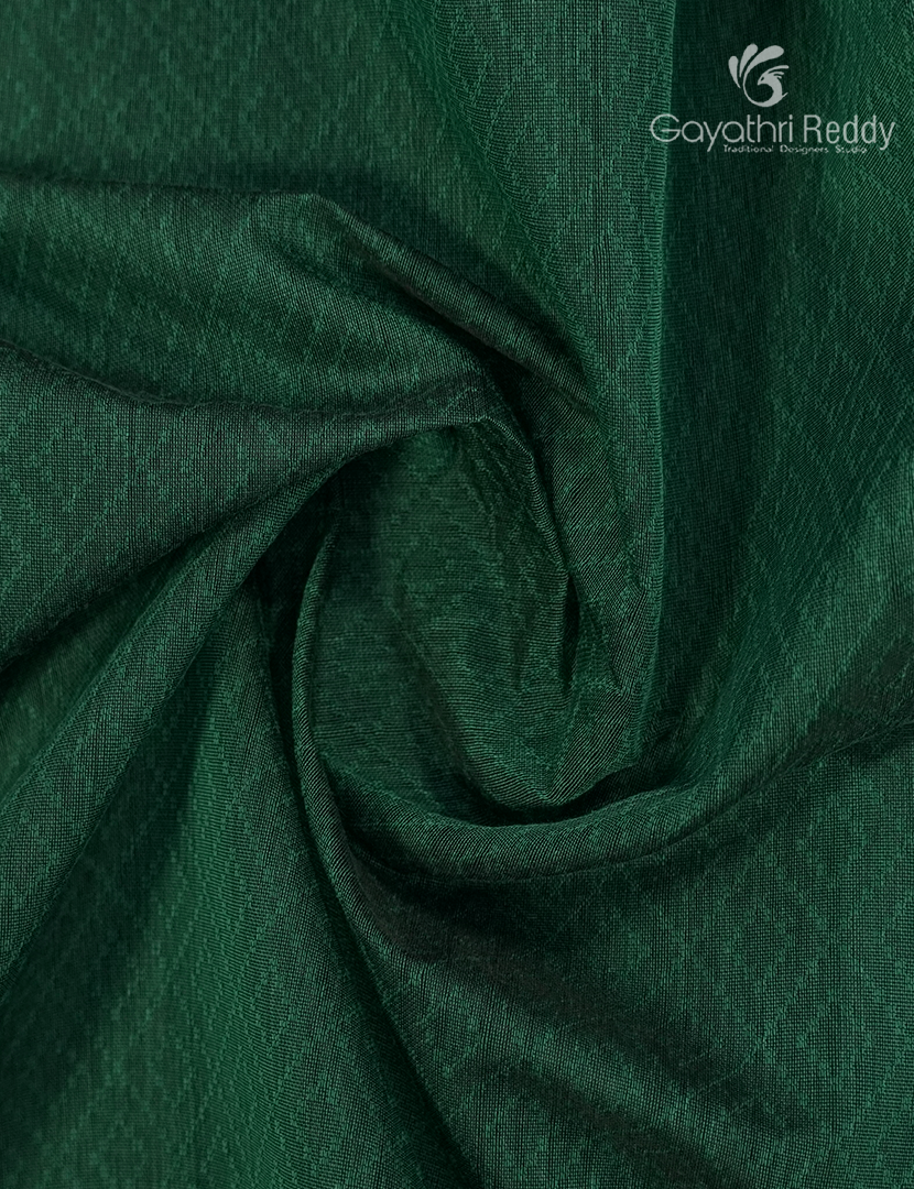 Semi Ikat Sico Saree in Sea Foam Green