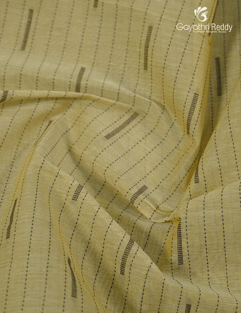 Pure Kanchi Cotton Saree in Beige
