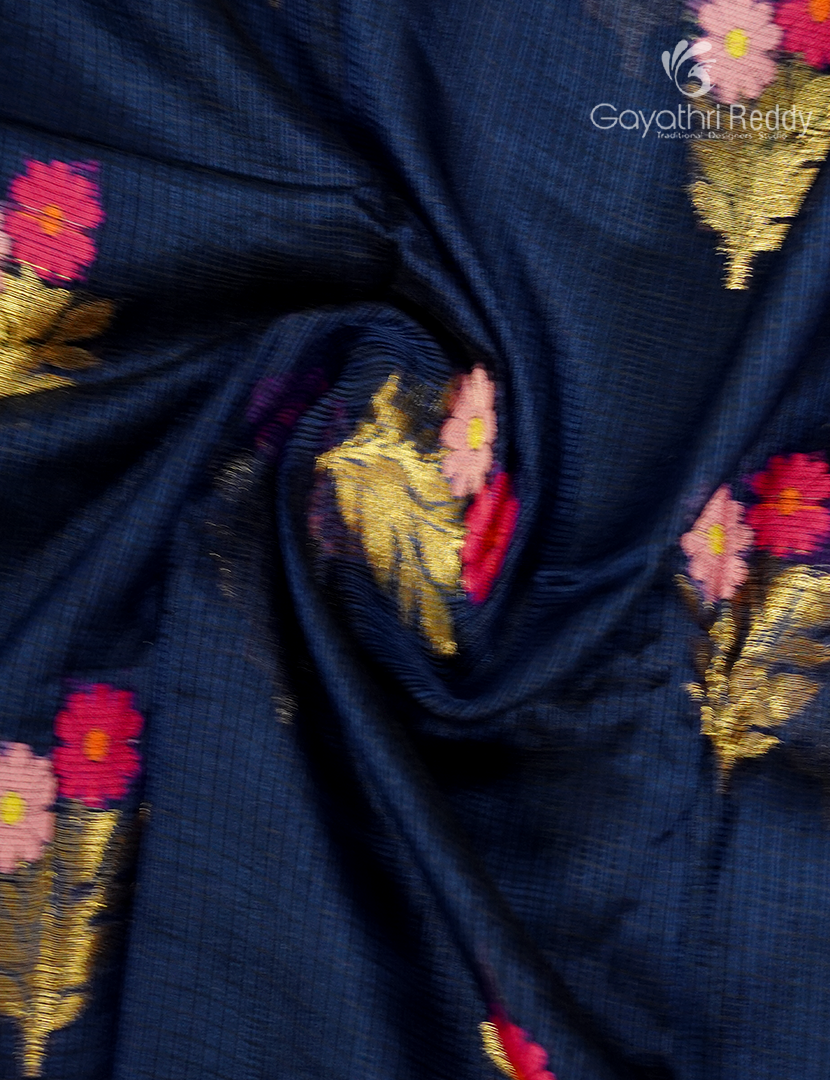 Pure Silk Kota Saree in Blue