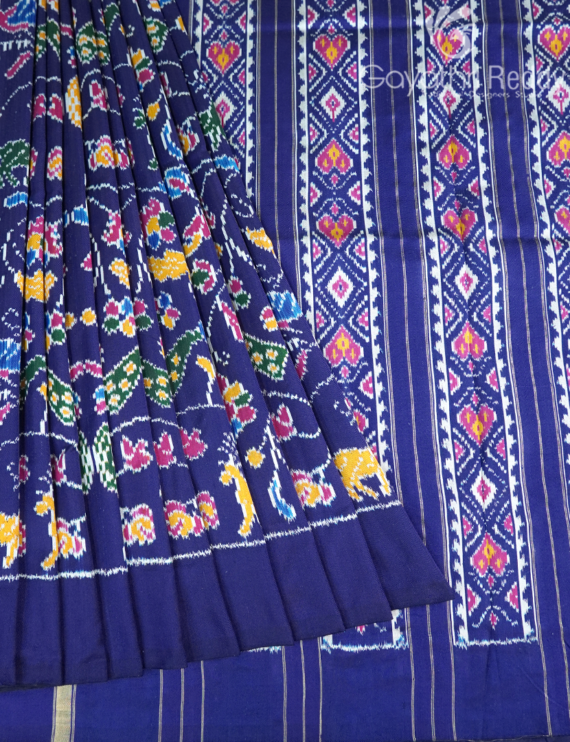 PURE TWILL IKKAT PATTU-IP777