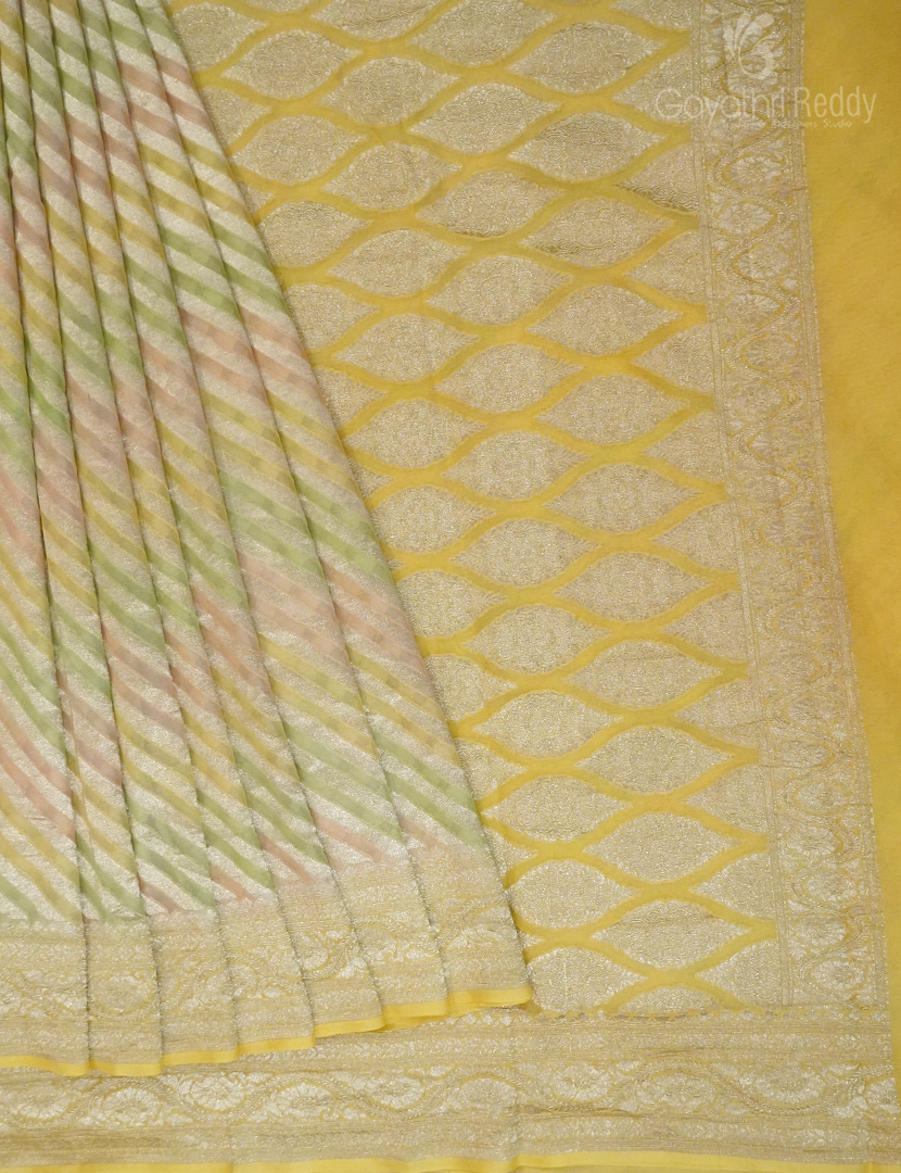 PURE BANARAS GEORGETTE KADDI-BG639