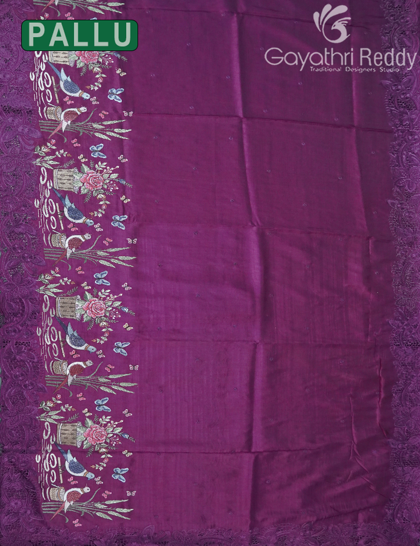 SEMI DUPION SILK SAREE-SDS126