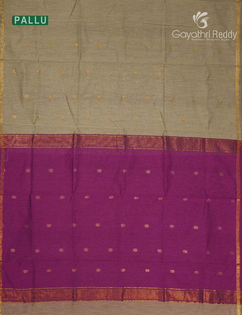 Sico Saree in Olive Green and Magenta