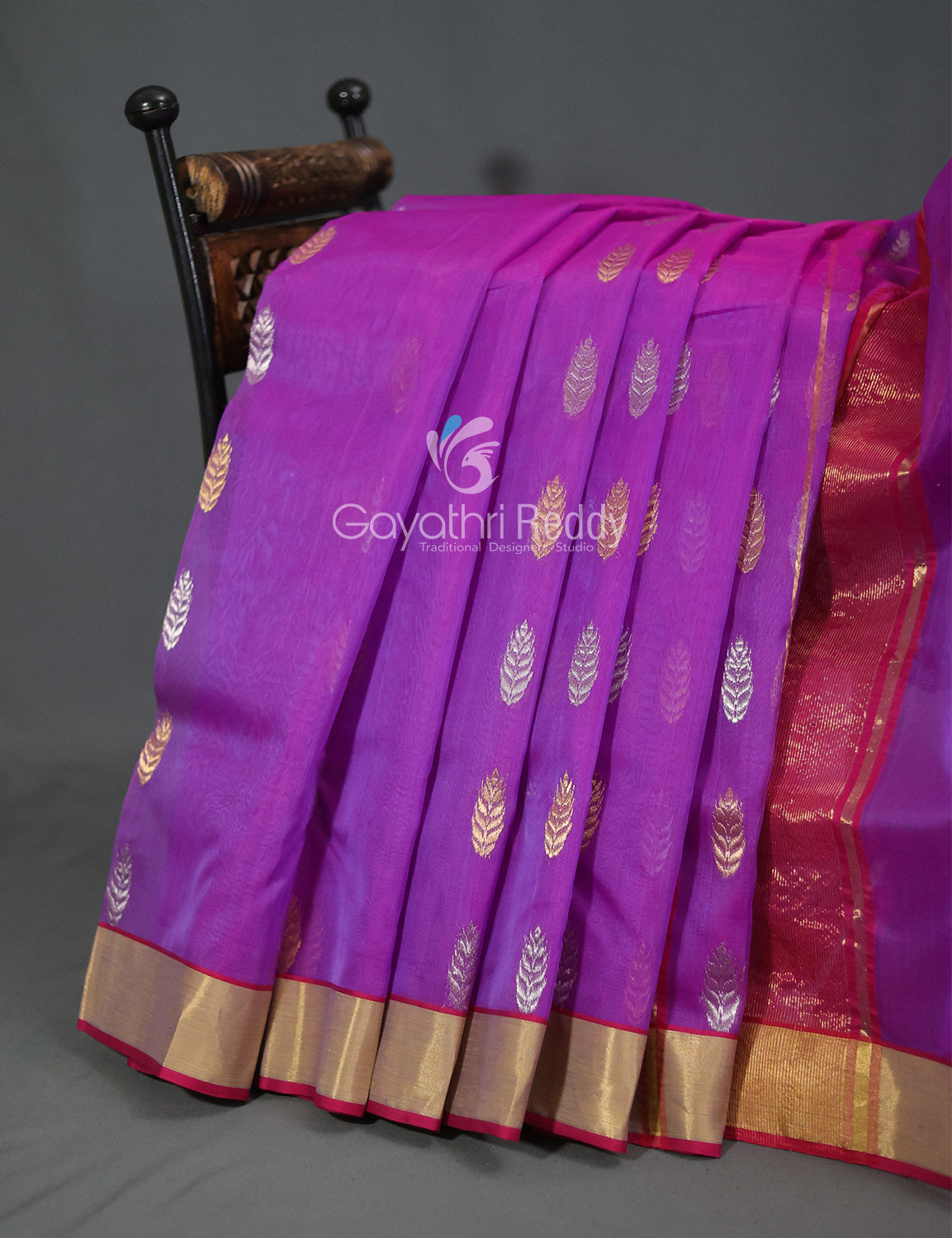 PURE CHANDERI ORGANZA PATTU-COP15
