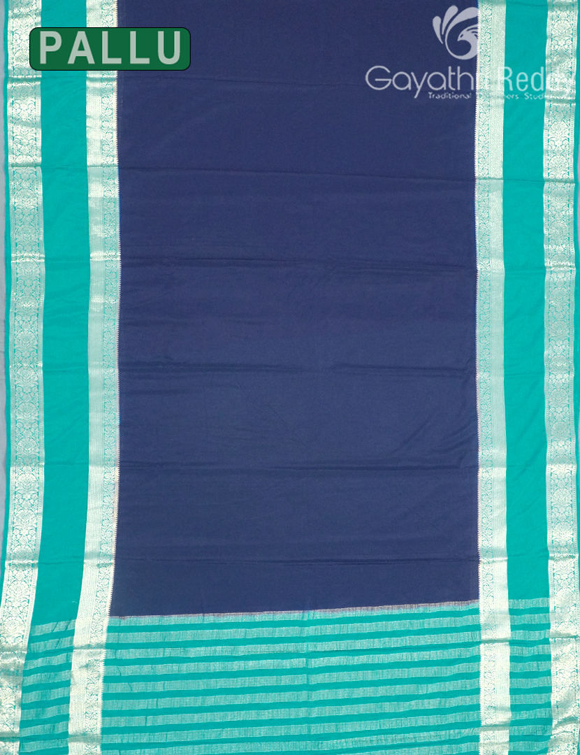 SEMI MYSORE CRAPE SAREE-SMC329