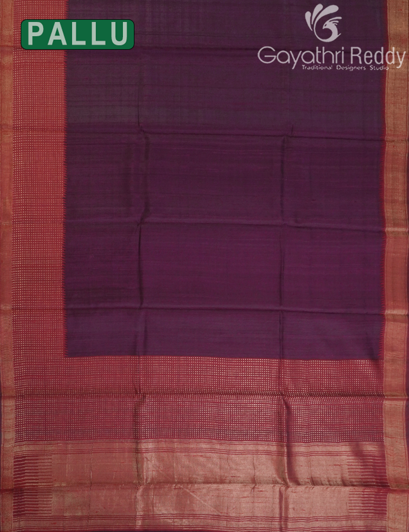 PURE KHADI PATTU SAREE-KHP1409