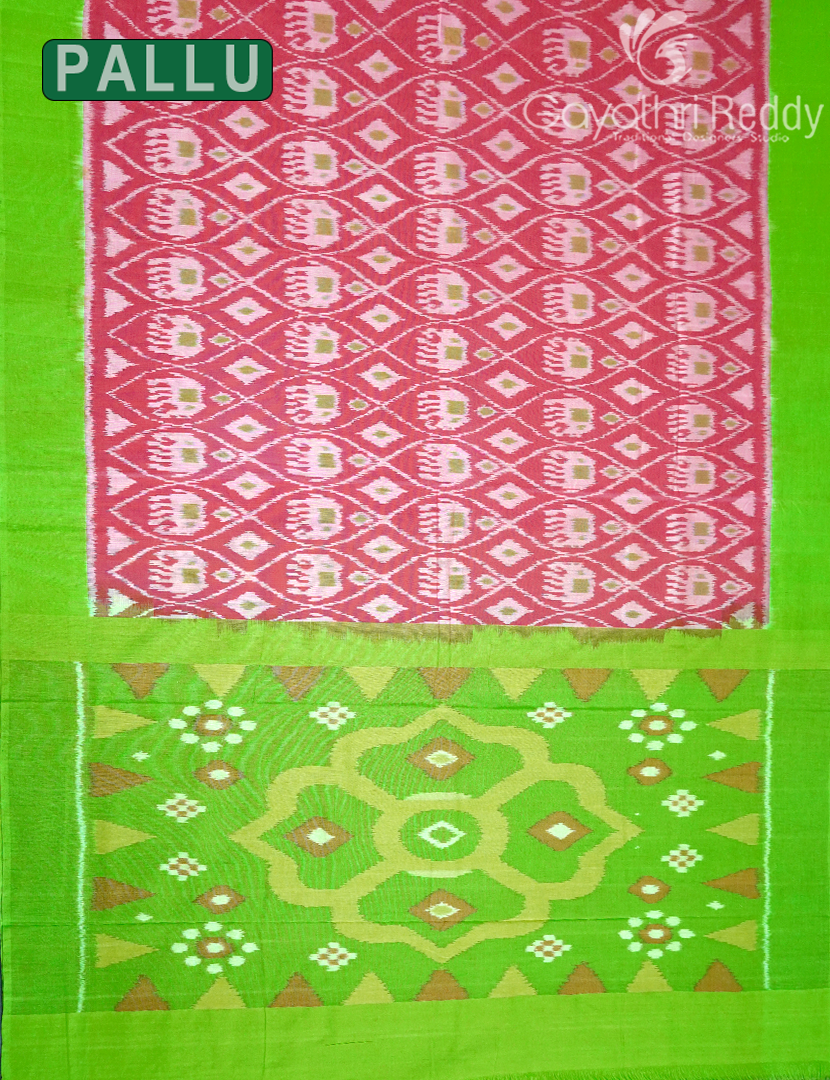 PURE IKKAT COTTON (H.L) SAREE-IKC1065