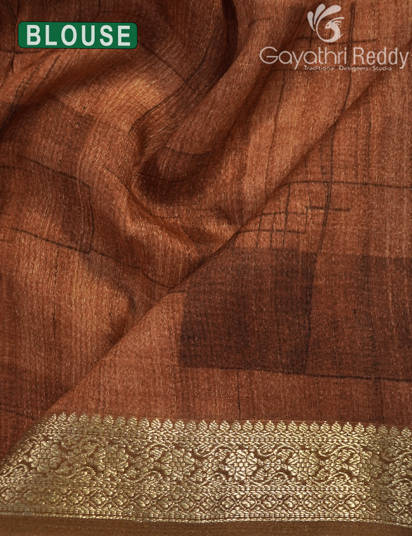 SEMI TUSSAR SILK-ST1055