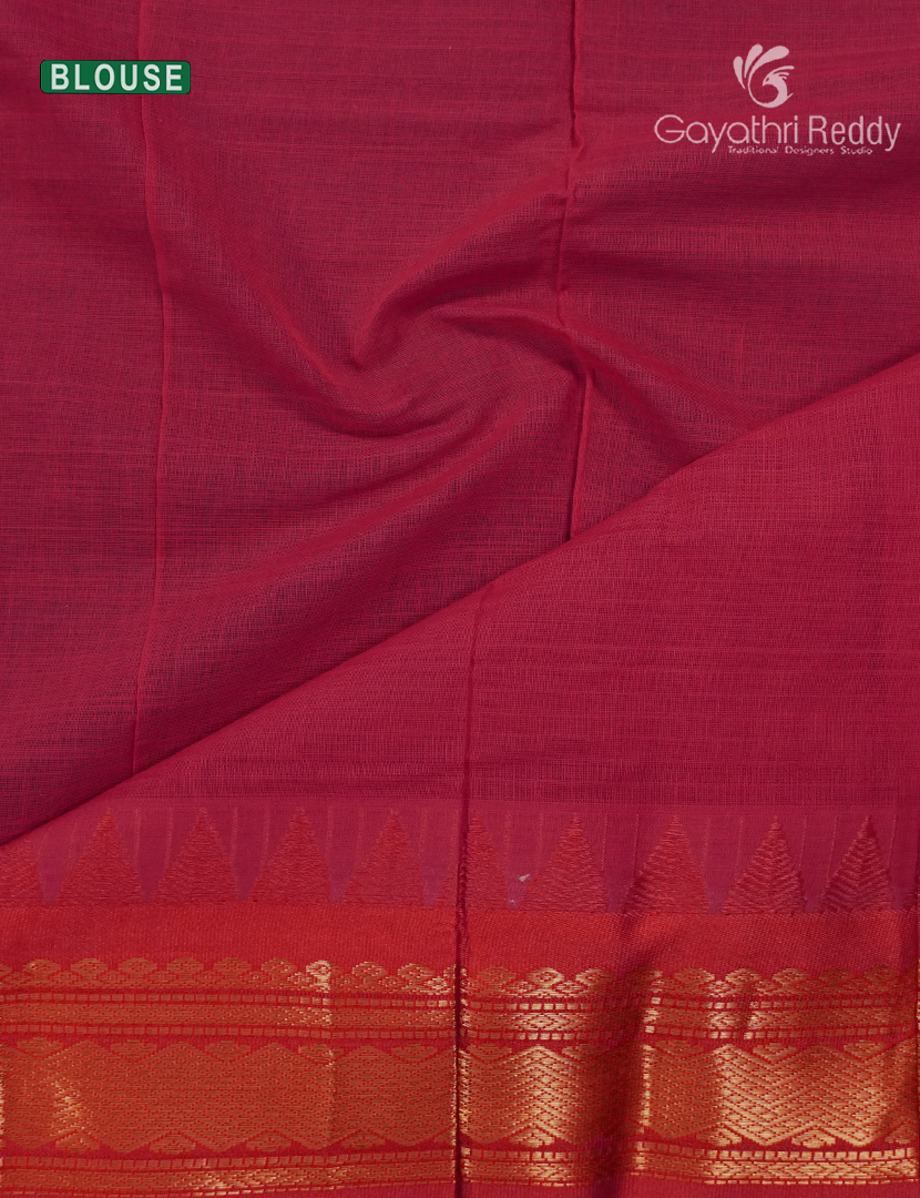 Pure Gadwal Cotton Saree-GGC1625