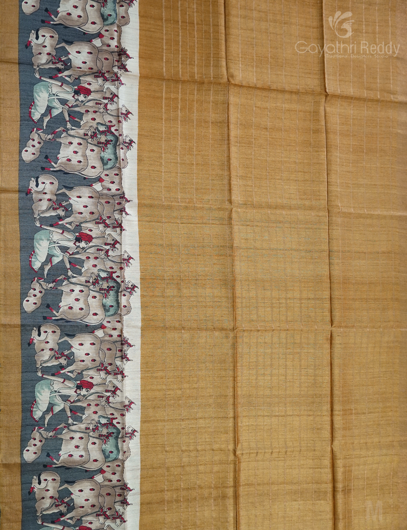 PURE DESI TUSSAR SILK-TS1376