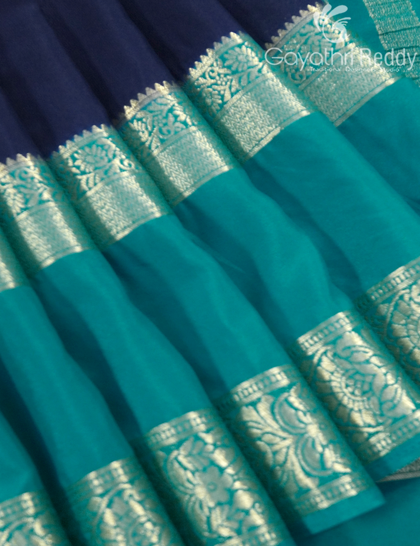 SEMI MYSORE CREPE SAREE-SMC329
