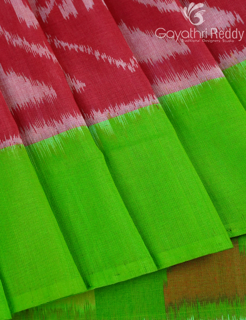 PURE IKKAT COTTON (H.L) SAREE-IKC1065