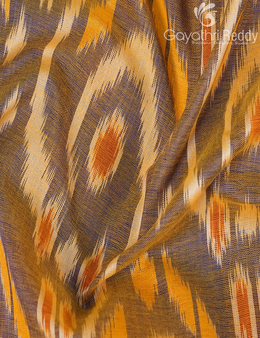 PURE IKKAT COTTON (H.L) SAREE-IKC1045