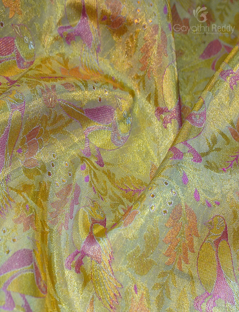 PURE KANCHI PATTU TISSUE-KP7480