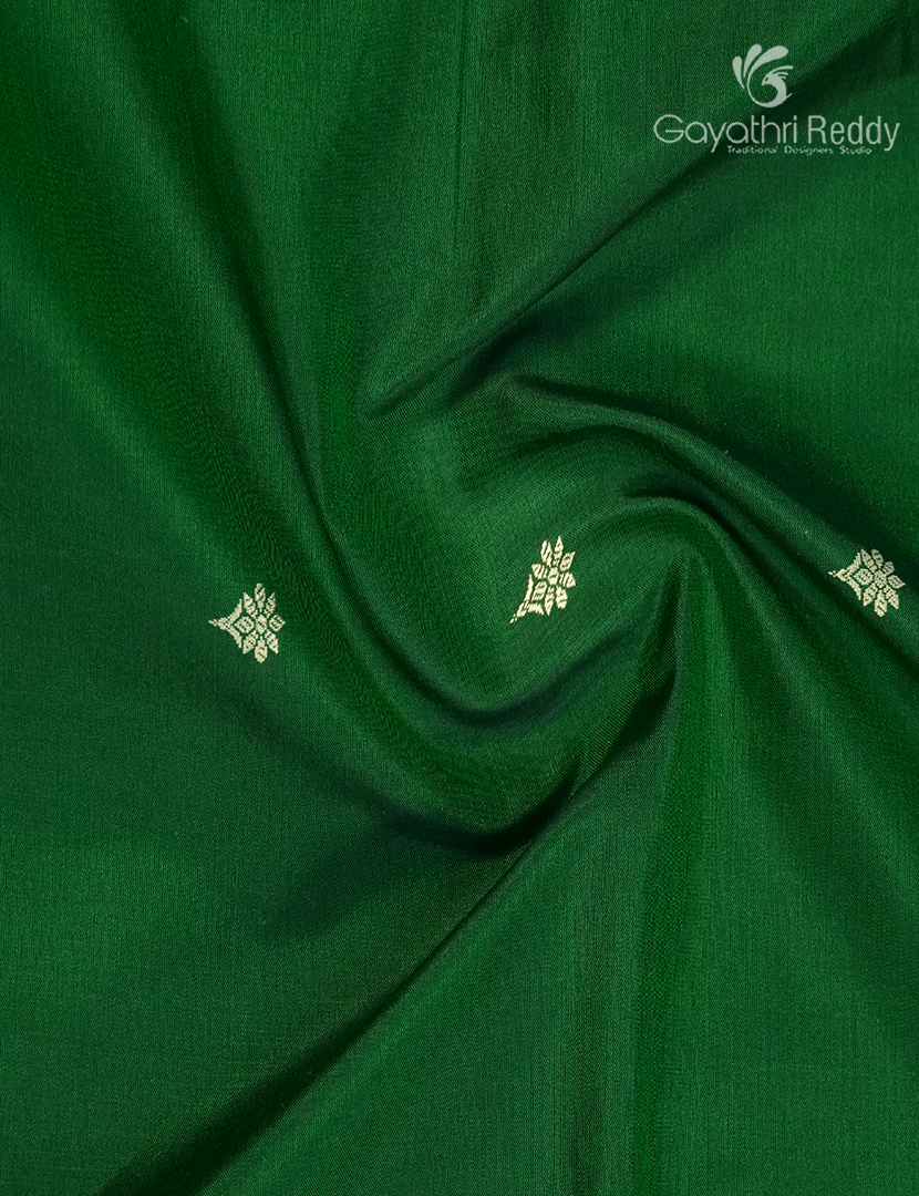 Pure Banaras Katan Silk Saree in Mango Green