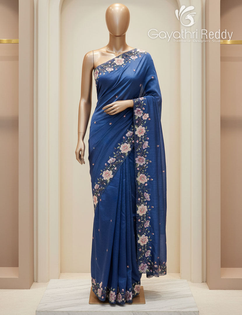 SEMI DUPION SILK SAREE-SDS100