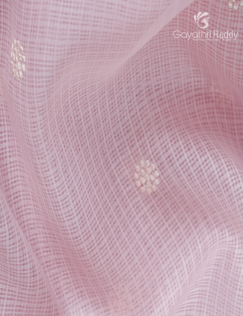Kota Fancy Saree in Pastel Powder Pink