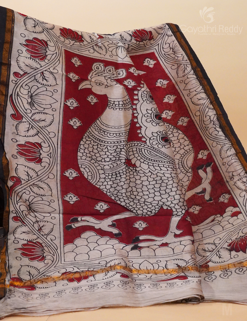 PURE CHANDERI KALAMKARI-KCS54