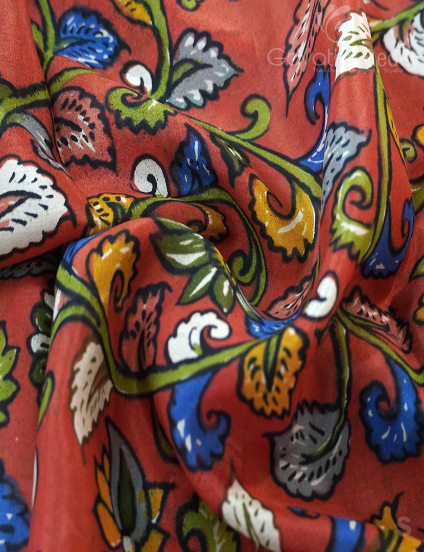 PURE MYSORE CRAPE SAREE-MSS1115