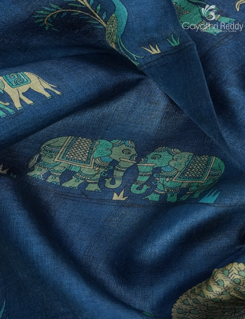 PURE DESI TUSSAR SILK SAREE-TS1569