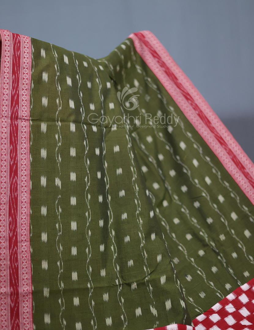 PURE IKKAT PATLI PALLU-IKC586