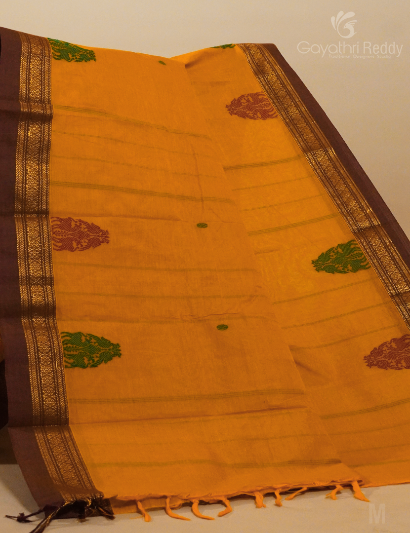 PURE KANCHI COTTON RICH PALLU-KC2734