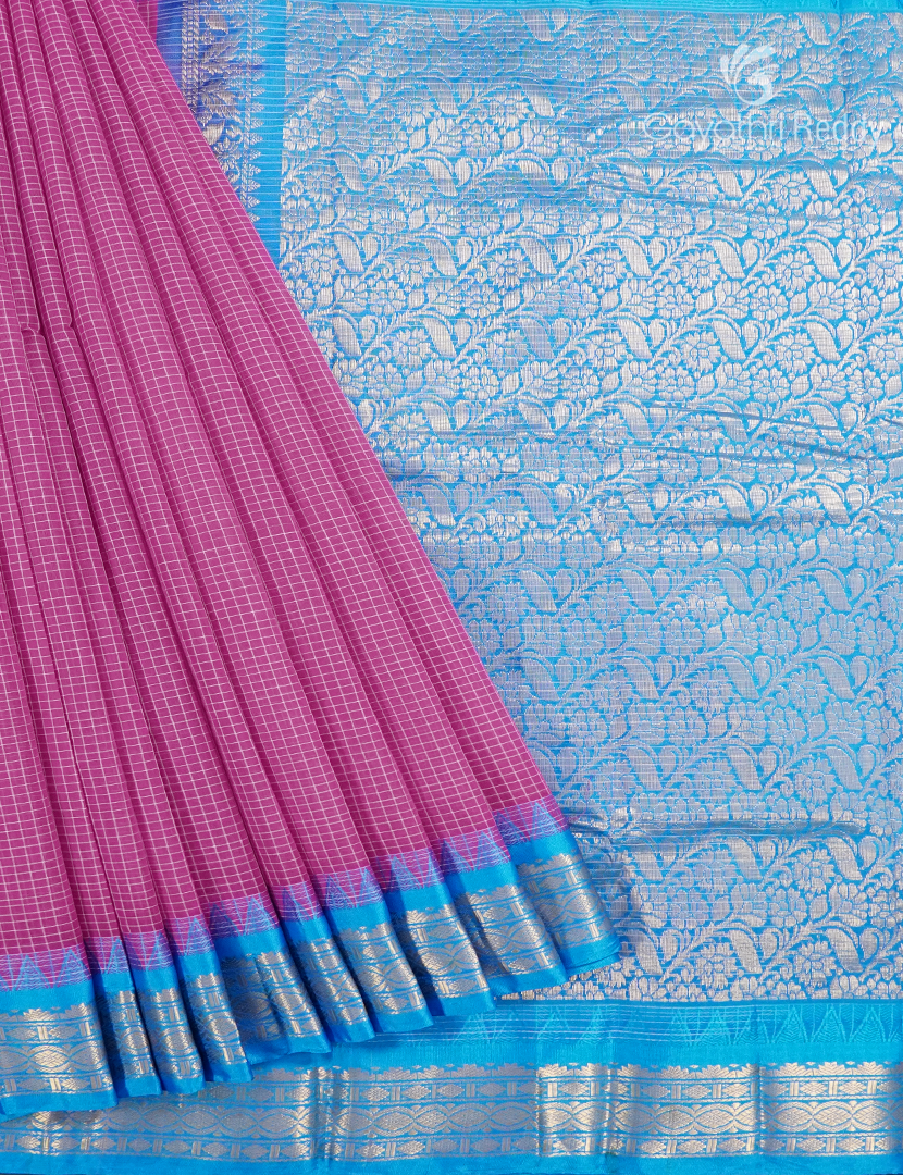 Pure Gadwal Cotton Saree-GGC1626