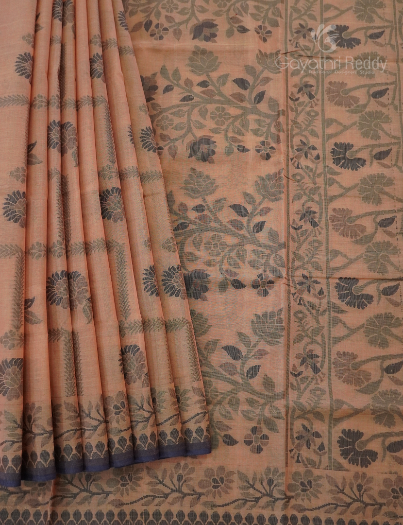 JAMDANI COTTON(WITHOUT BLOUSE)-JMC529