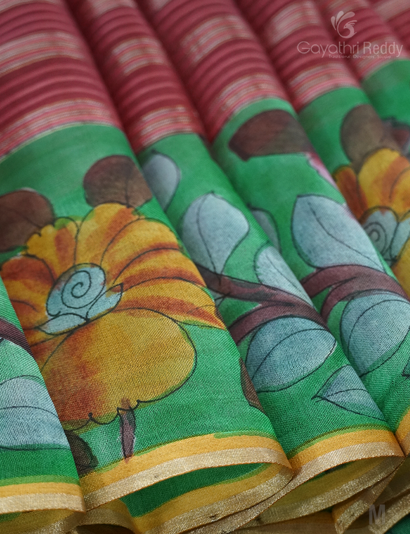 PURE ORGANZA PEN KALAMKARI-FO693