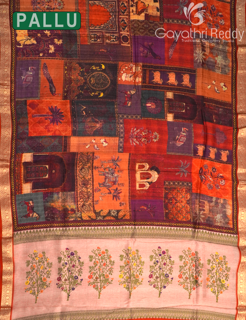 SEMI TUSSAR SILK-ST1056