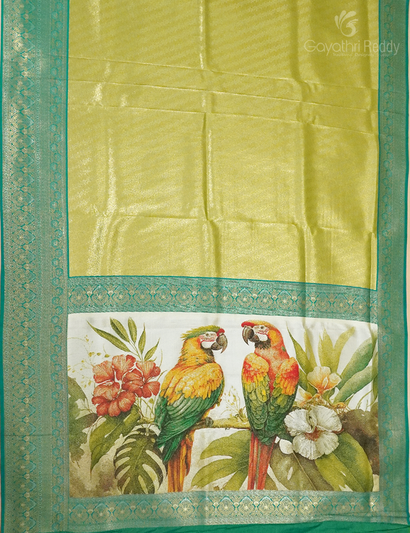 SEMI PATTU SAREE(DIGITAL PALLU)-SP1038