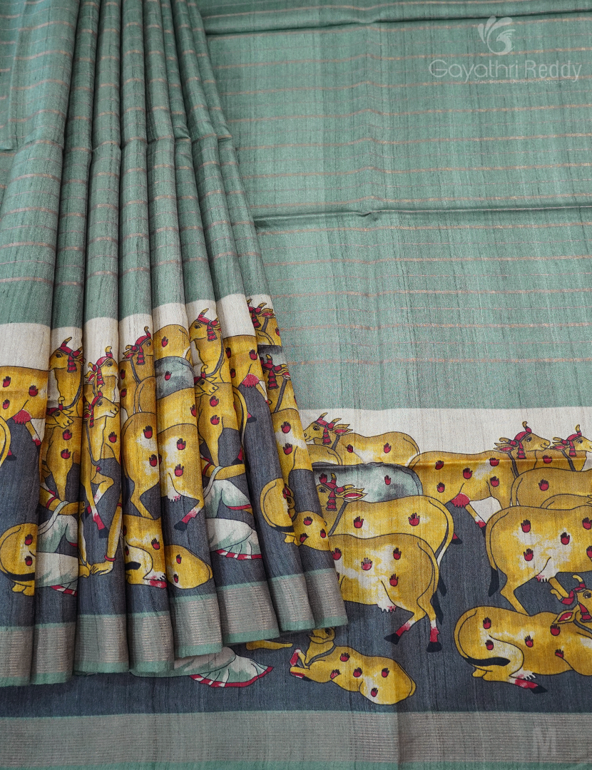 PURE DESI TUSSAR SILK-TS1377